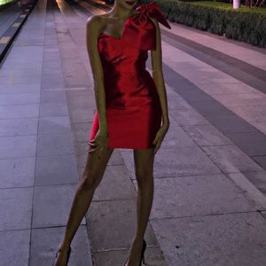Fame and Partners X Revolve, Rita dress in Red